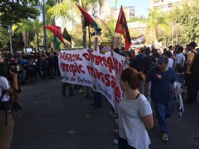 Protesto no Rio