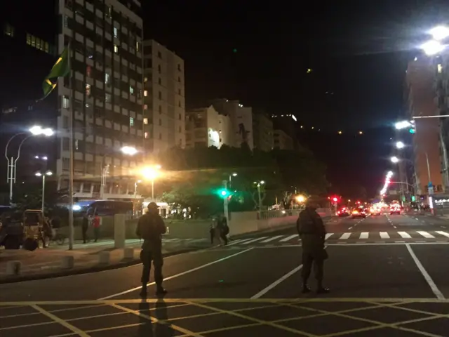 Militares em Copacabana