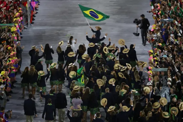 Delegação brasileira