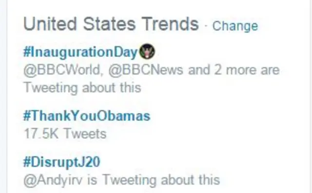 Twitter'da Obama'ya teşekkür