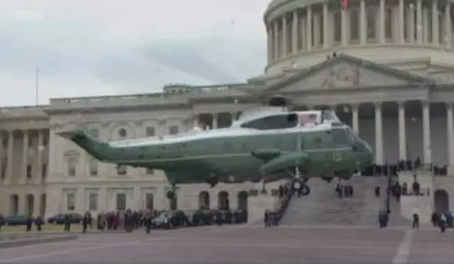 Obama oo ka tagay Washington