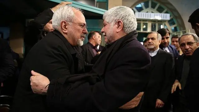 محمد هاشمی و محمود جواد ظریف