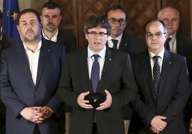 Katalonya Özerk Yönetimi Başkanı Carles Puigdemont