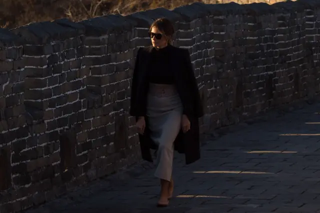 Melania Trump thăm Vạn Lý Trường Thành hôm 10/11