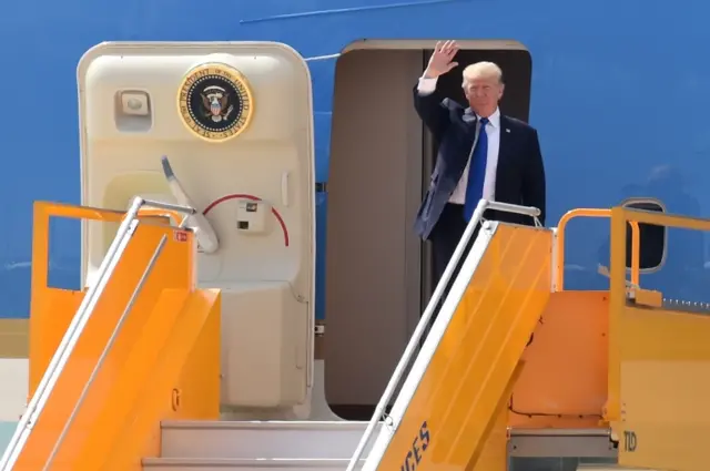 Tổng thống Hoa Kỳ Donald Trump đã đến Đà Nẵng