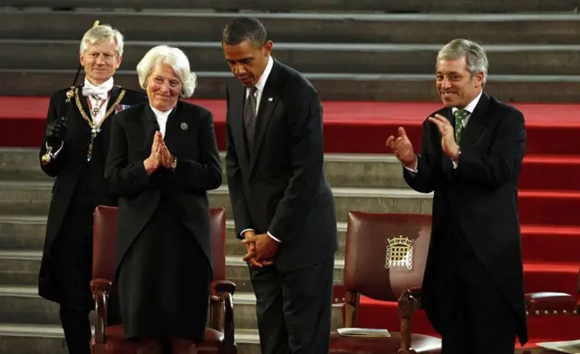Obama tại Westminster Hall