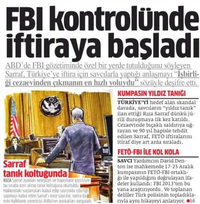 Star gazetesi Reza Zarrab haberi