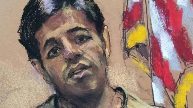 Reza Zarrab mahkeme çizimi