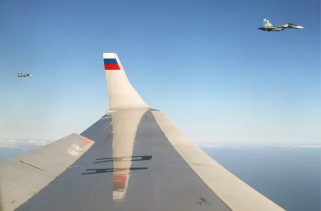 Путин в самолете