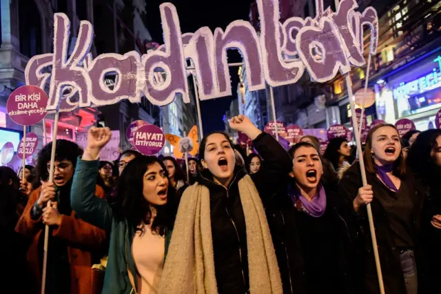 Kadınların protestosu