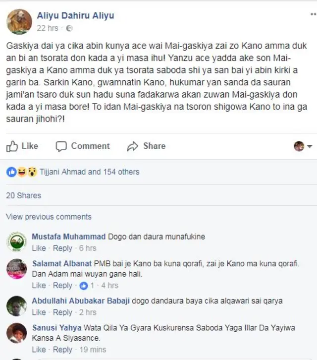 Aliyu Dahiru Facebook