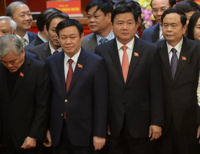 Ông Thăng tại Đại hội ĐB Toàn quốc XII tháng 1/2016 khi ông được bầu vào Bộ chính trị