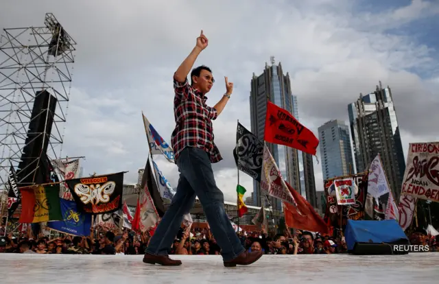 Ahok dalam konser Gue 2