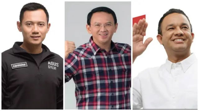 Agus, Ahok, Anies