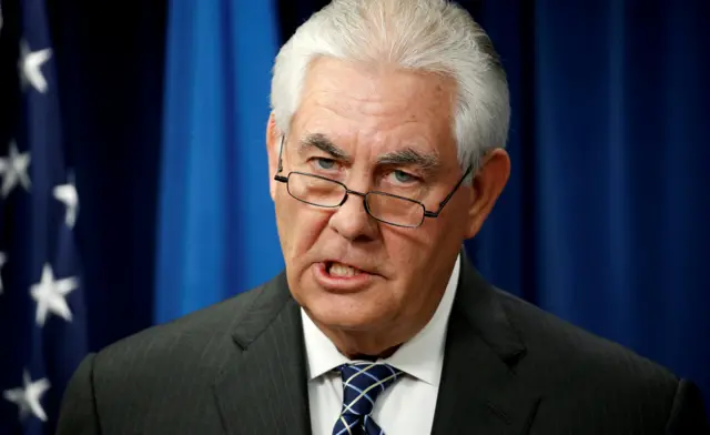 ABD Dışişleri Bakanı Rex Tillerson