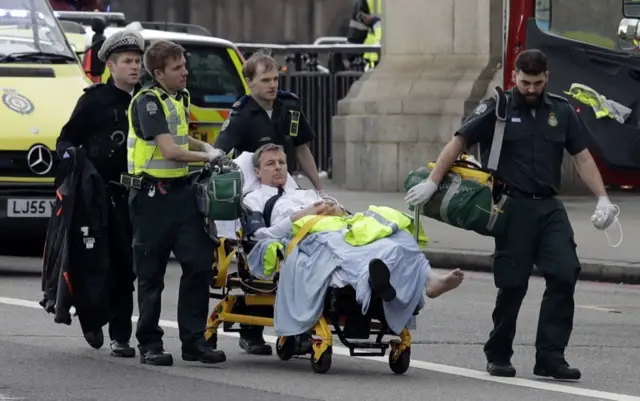 مصاب في الحادث