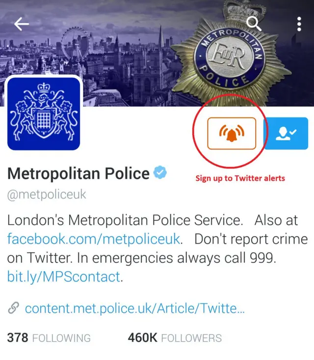 
          Cảnh sát Đô thành London thông báo và yêu cầu công chúng không dùng Twitter để đưa tin về các vụ hình sự, mà hãy gọi số 999.
        
