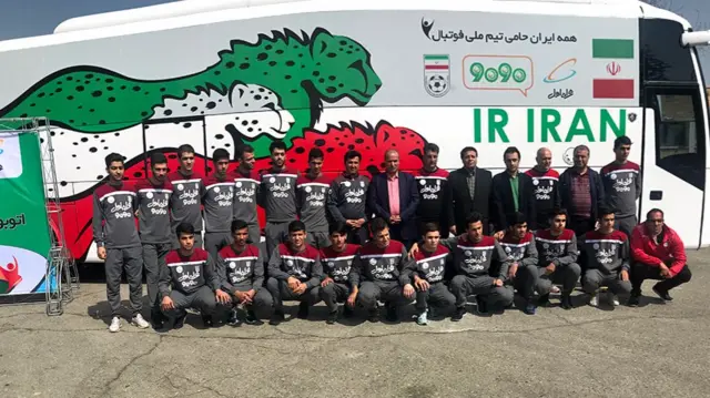رونمایی از اتوبوس جدید تیم ملی فوتبال