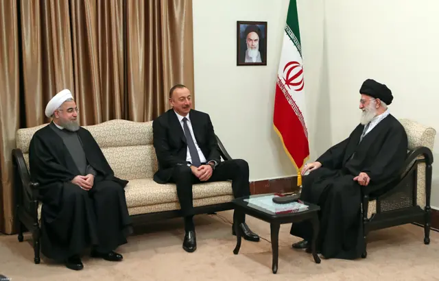 خامنه ای، علی اف، روحانی