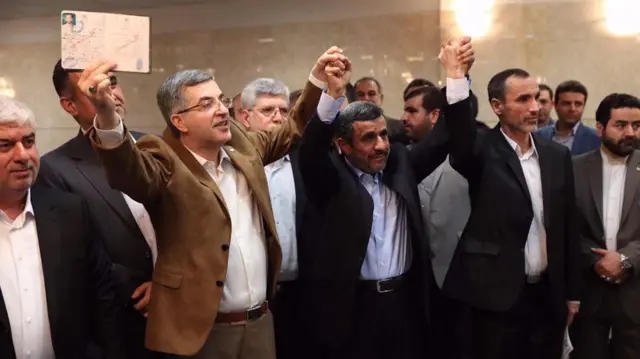 بقایی، مشایی و احمدی نژاد