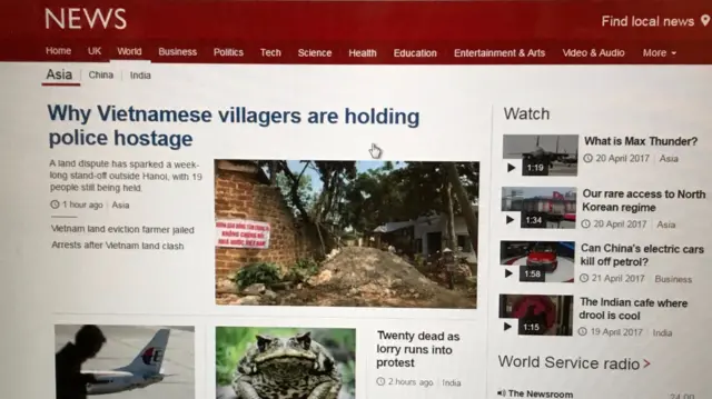 BBC News đưa tin hôm 21/04