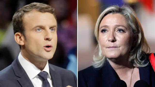 Macron ve le pen