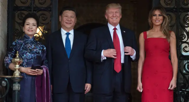 Трамп и Си Цзиньпин