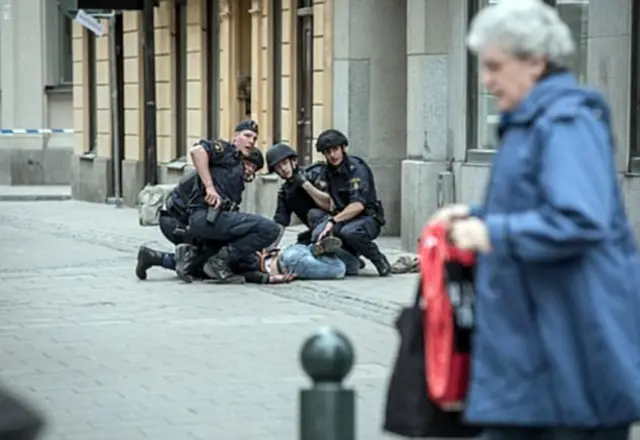 Кадр из видео очевидца