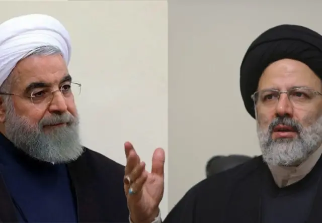 ابراهیم رئیسی و حسن روحانی