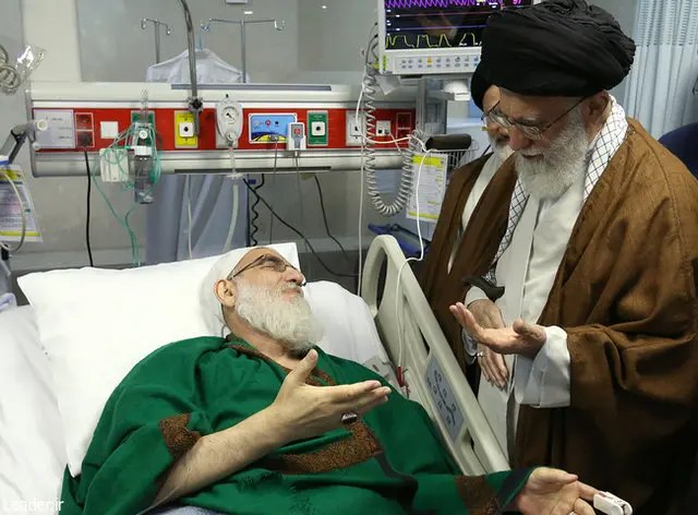 دیدار رهبر ایران با هاشمی شاهرودی