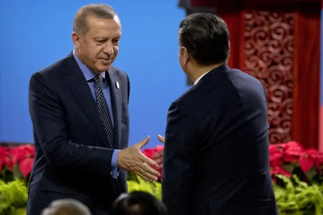دیدار شی جینگ پینگ و رجب طیب اردوغان