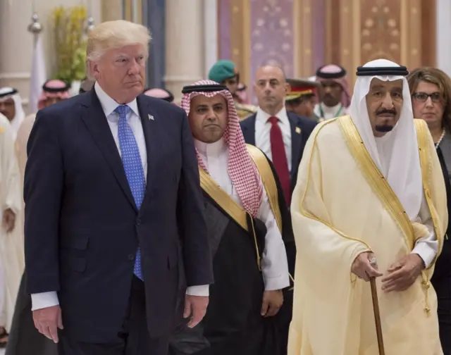 دیدار ترامپ از عربستان