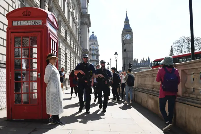 Security tighten in London