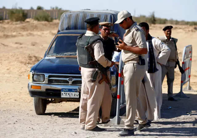 قوات أمن مصرية