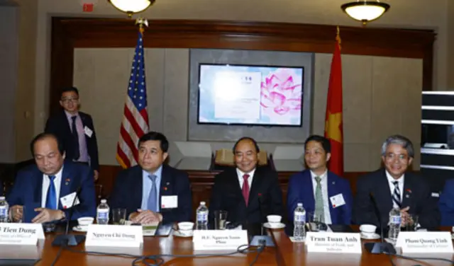 Vietnam PM at the US Chamber of Commerce
