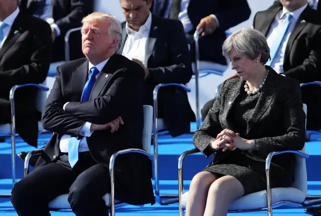 Tổng thống Donald Trump và Thủ tướng Theresa May