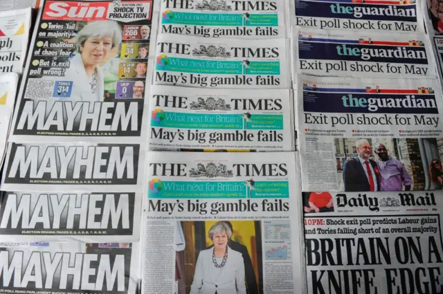 برتانیا کې ځینې ورځپاڼې