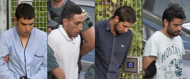 محمد شملال، ادريس اوكابير، صلاح القريب، محمد علاء