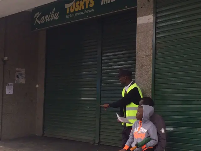 Mitaa ikiwa bila watu na biashara nyingi kufungwa mjini Nakuru
