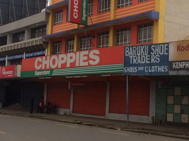 Mitaa ikiwa bila watu na biashara nyingi kufungwa mjini Nakuru