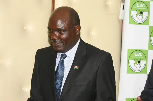 Mwenyekiti wa tume ya uchaguzi IEBC Wafula Chebukati