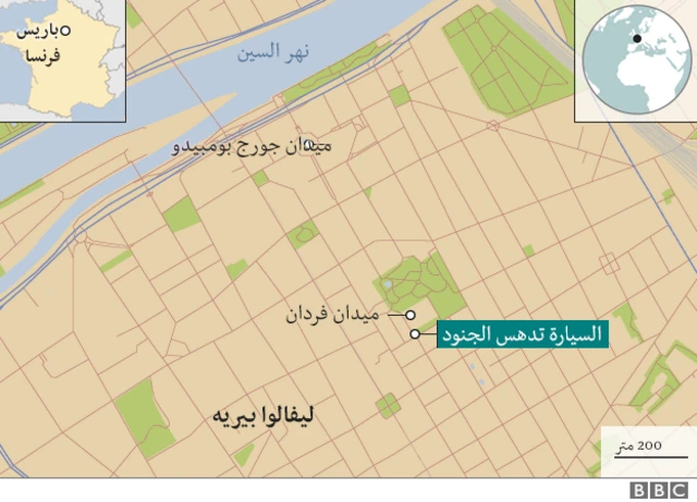 موقع عملية الدهس