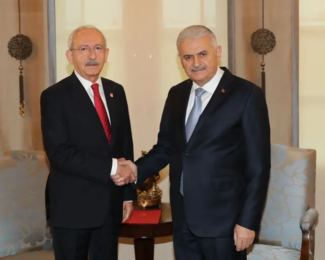 Binali Yıldırım vre Kılıçdaroğlu
