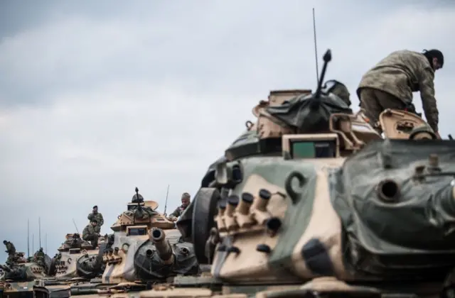 Afrin'de Türk askeri