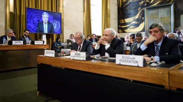 جواد ظریف، وزیر خارجه ایران در نشست ژنو