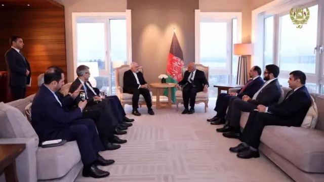 دیدار غنی و ظریف