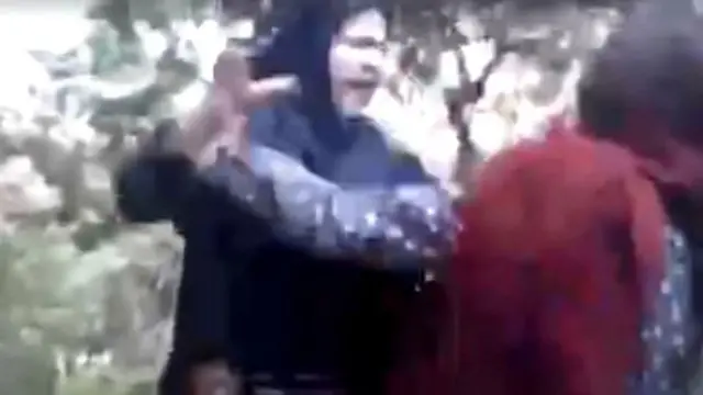 کتک زدن دختر دانشجو