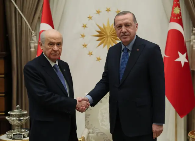 bahçeli ve erdoğan