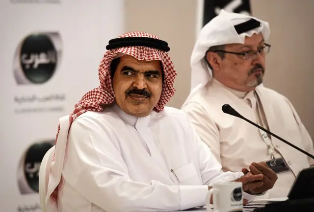 خاشقجي وفهد السكيت