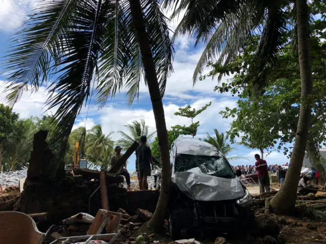 warga terdampak Tsunami